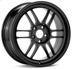 Enkei RPF1 17x7 5x114.3 +45mm 73mm Bore Black Wheel