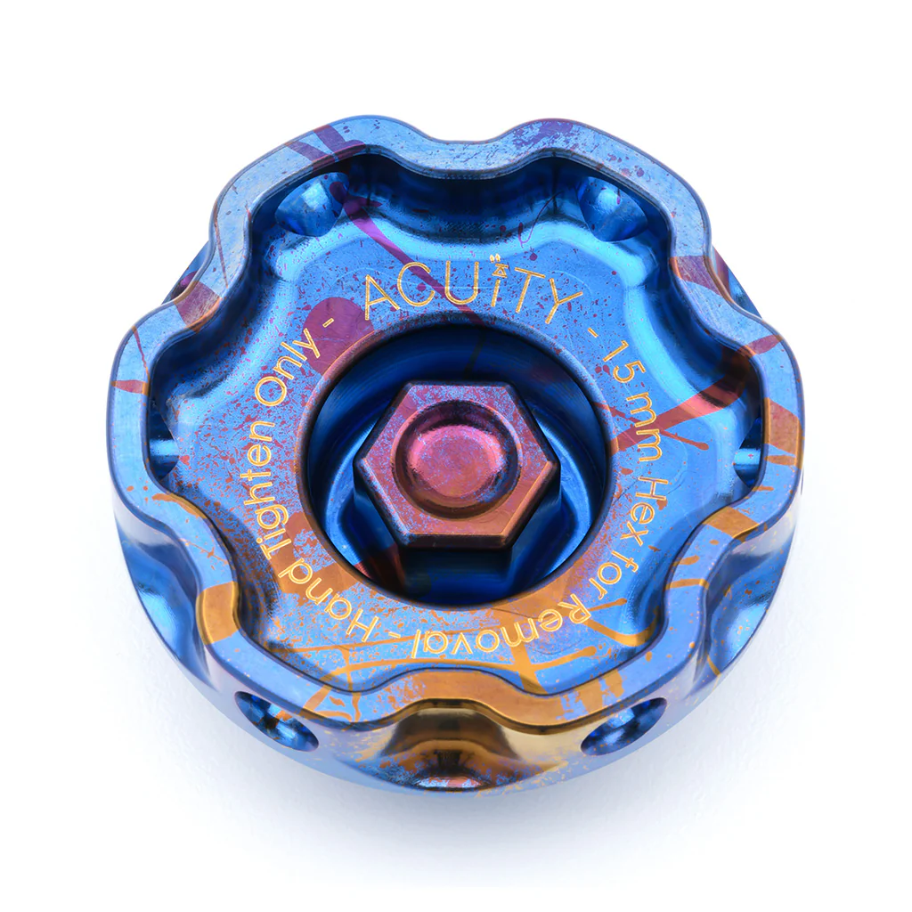 Acuity Splatter Titanium Podium-Ti Oil Cap