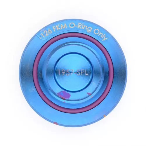 Acuity Splatter Titanium Podium-Ti Oil Cap | 1957-SPL | K Series Parts