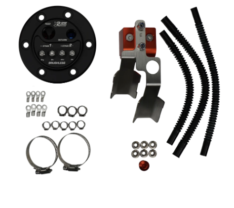 DeatschWerks 92-00 Civic / 94-01 Integra X2 Pump Hanger without Pumps