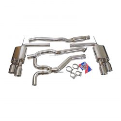 Rev9Power 18-22 Accord FlowMaxx Stainless Quad Tip Cat-Back Exhaust