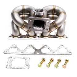 Rev9Power B16/B18 T3 44mm V-Band Wastegate Ram Horn Equal Length Turbo Manifold