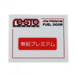 RestoTuner Honda & Acura JDM Premium Fuel Door Replacement Decal