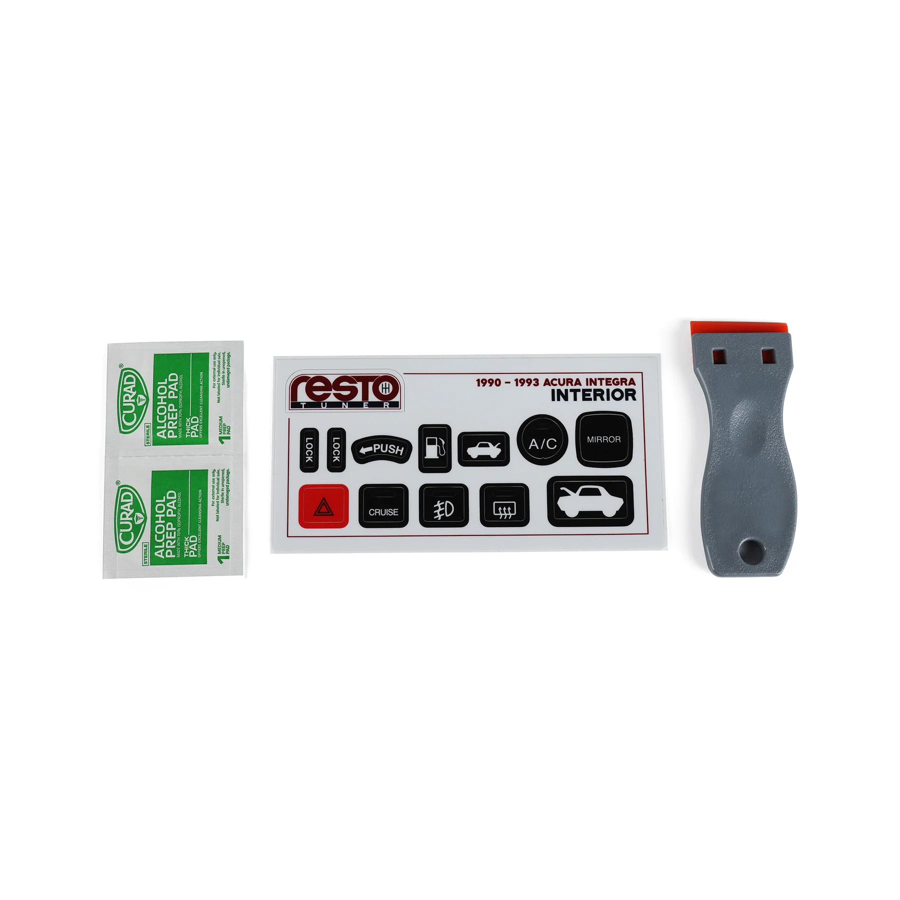 RestoTuner 90-93 Integra Interior Decal Set