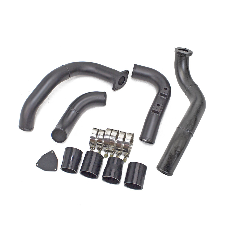 Rev9Power 16-21 Civic 1.5L Turbo Black Intercooler Charge Pipe Kit