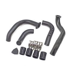 Rev9Power 16-21 Civic 1.5L Turbo Black Intercooler Charge Pipe Kit