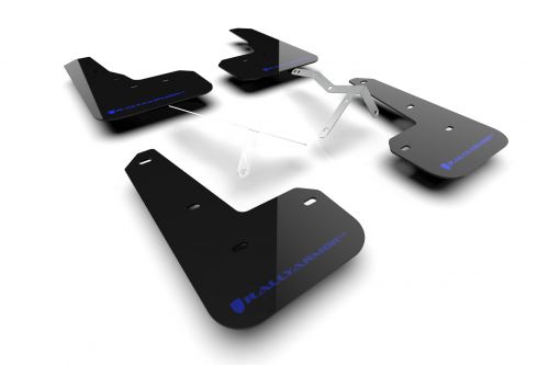 Rally Armor 2024 Integra Type S Black with Blue Logo Mud Flaps