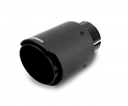 Mishimoto Black Carbon Fiber 3in Inlet 4in Outlet Muffler Tip
