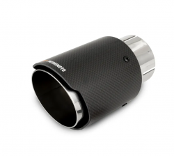 Mishimoto Polished Carbon Fiber 3in Inlet 4in Outlet Muffler Tip