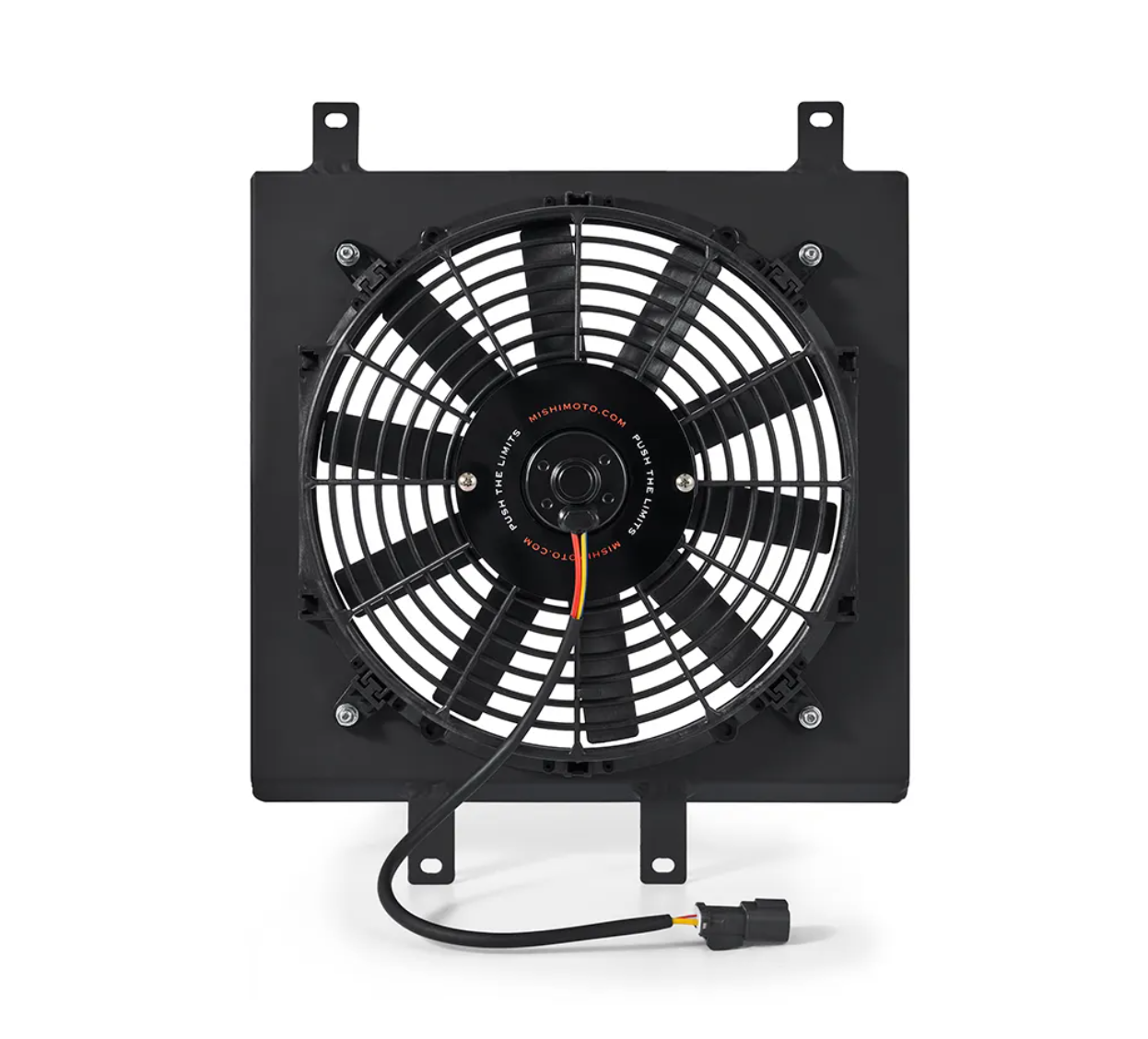 Mishimoto 92-00 Civic Black Aluminum Fan Shroud Kit