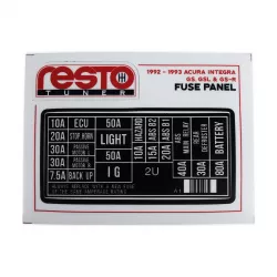 RestoTuner 92-93 Integra GS/GSL/GSR Engine Fuse Replacement Decal