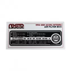RestoTuner 94-01 Integra Air Filter Box Replacement Decal