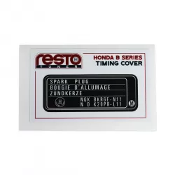 RestoTuner Version M European B16 Timing Cover Replacement Decal