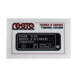 RestoTuner B16 USDM/Canada Version U Timing Cover Replacement Decal
