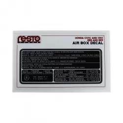 RestoTuner 88-91 Civic/CRX EE8/EE9 B16 Air Filter Box Replacement Decal