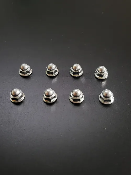 RestoTuner Silver Zinc B/D/H/K Series Cylinder Head Cover Nuts