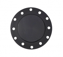 NRG Black Flush Horn Delete Plate