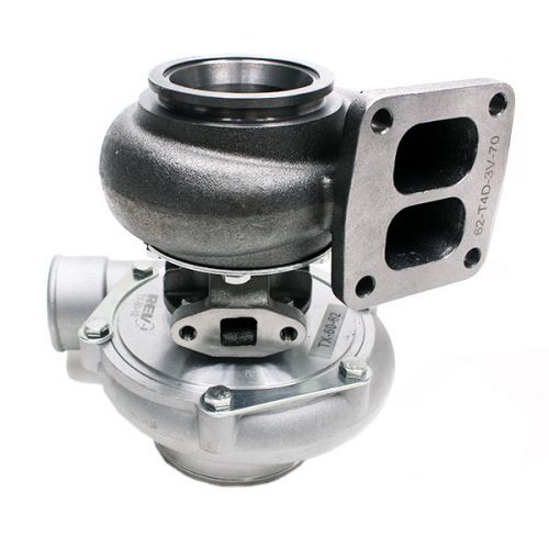 T4 Rev9Power .70 AR T4 Divided Flange 3 in. V-Band Exhaust TX-60-62