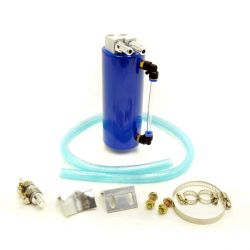 Rev9Power Universal 750ml Blue Aluminum Oil Catch Can
