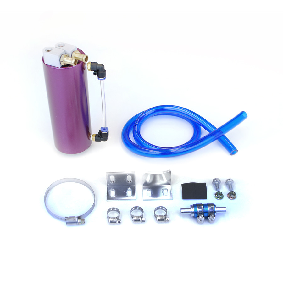 Rev9Power Universal 750ml Purple Aluminum Oil Catch Can