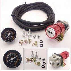 Rev9Power Red Universal Manual Turbo Boost Controller with 1.6'' Gauge