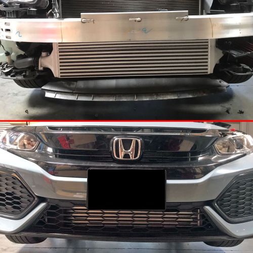 Rev9 Front Mount Intercooler Kit Black For 2016-2021 Honda Civic 1.5L Turbo