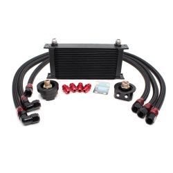 Rev9Power Universal 19 Row Oil Cooler Kit with Oil Filter Relocation Kit