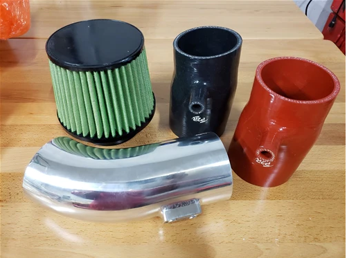 Power Rev Racing 09-14 TL AWD / 15-20 TLX V6 Red Coupler Dual Purpose Short Ram Intake