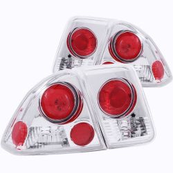 ANZO 01-05 Civic Sedan Chrome Taillights