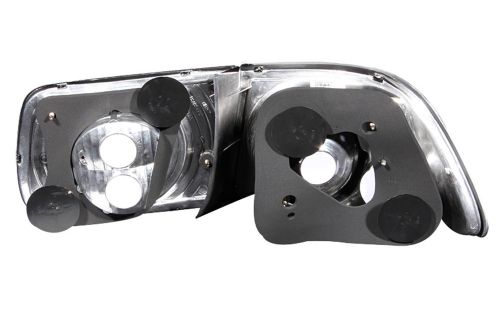 ANZO 96-00 Civic Coupe Black Taillights | 221062 | K Series Parts