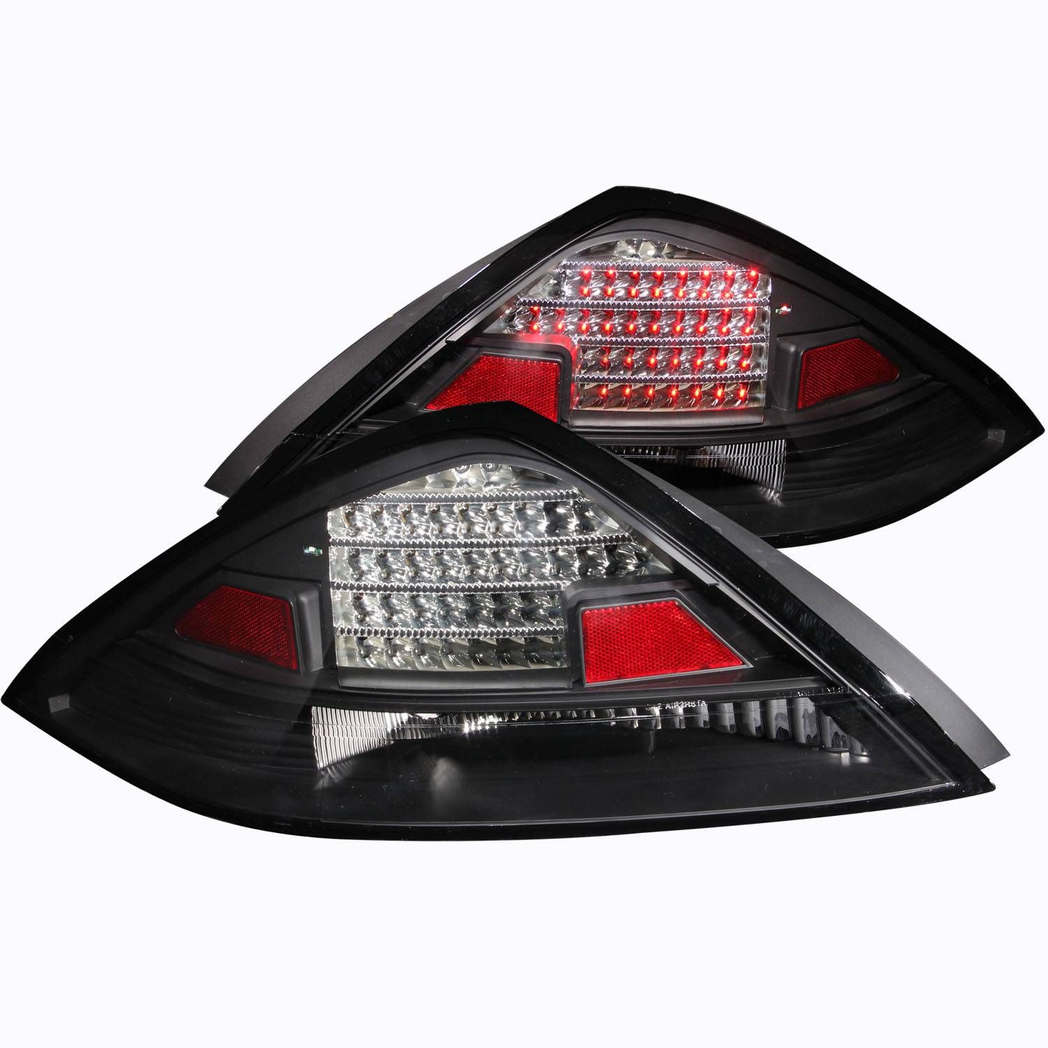 ANZO 03-05 Accord Coupe Black LED Taillights