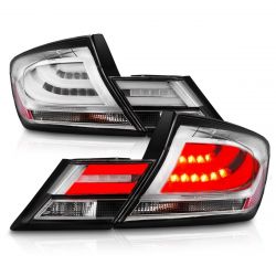 ANZO 13-15 Civic Sedan Chrome LED Taillights