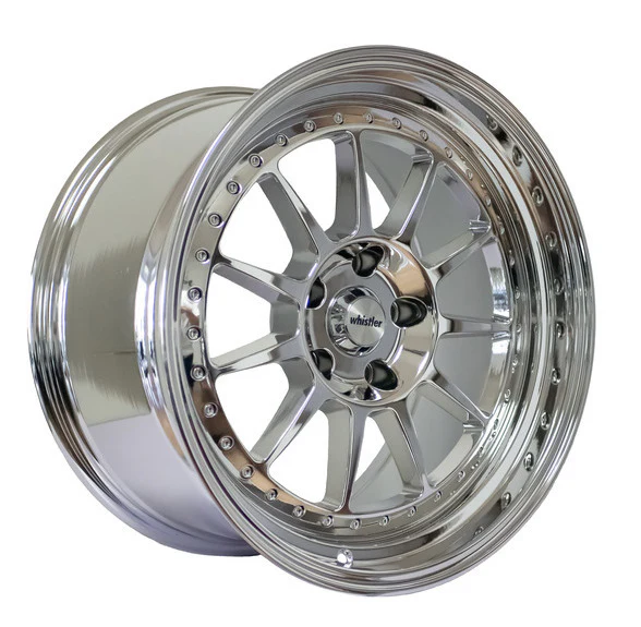 Whistler SK11 4x100 16x8 +0 Offset 73.1 Bore Chrome Wheel