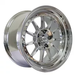Whistler SK11 4x100 16x8 +0 Offset 73.1 Bore Chrome Wheel