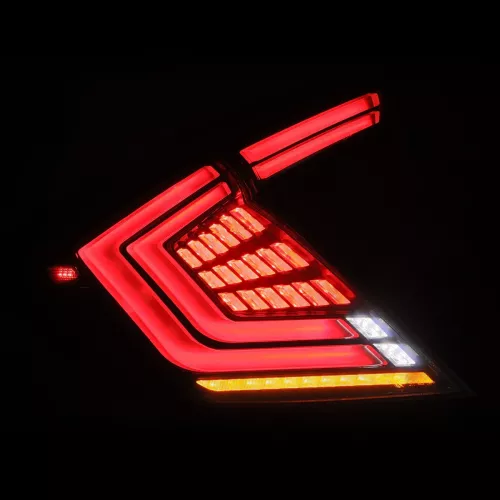 AlphaRex 16-21 Civic Hatchback /Type-R Black Smoke Nova-Series LED
