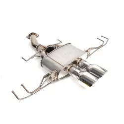 Hybrid Racing 23-25 Civic Type R Formula Exhaust System: Polished Tips