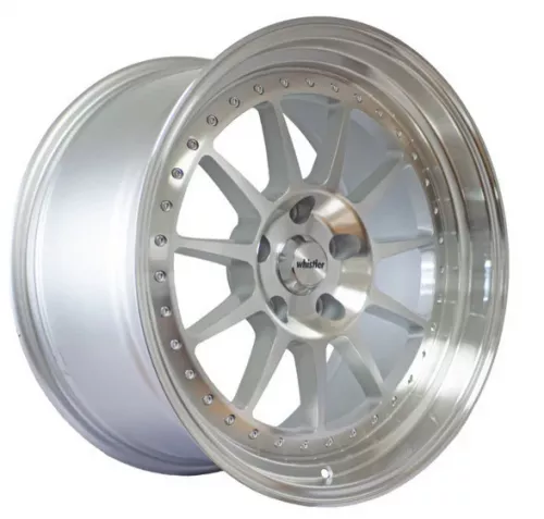 Whistler SK11 4x100 16x8 +0 Offset 73.1 Bore Full Machined Silver