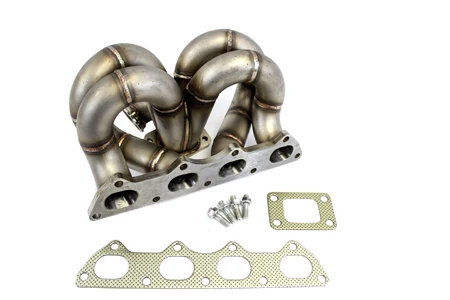 PLM 90-01 Integra B16/B18/B20 Power Driven T3 Ramhorn  A/C & P/S Compatible Turbo Manifold