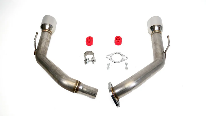 PLM 23-25 Integra/22-25 Civic 1.5T Axle-back Exhaust Muffler Delete with Polished Tips