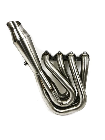 PLM 88-00 Civic/94-01 Integra H-Series Power Driven Hood Exit Race Header with 4-1 Megaphone
