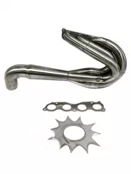 PLM 92-00 Civic/94-01 Integra K-Swap Power Driven Hood Exit Non-Lean Race Header with 4-1 Megaphone
