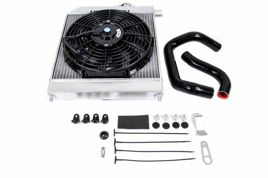 PLM 92-00 Civic/94-01 Integra K-Swap Passenger Side Radiator Kit with PLM Slim Fan