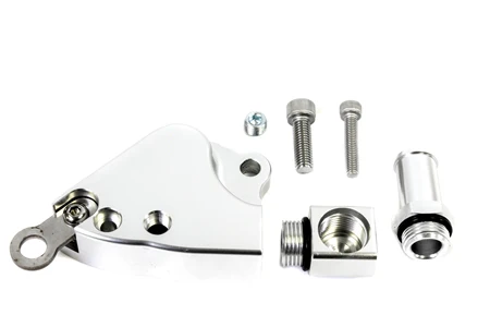 Precision Works K-Series Swap K20 Intake Manifold on K24 Head Coolant Adapter Plate