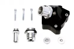 Precision Works K-Series K20/K24 Black V2 Swivel Neck Thermostat Housing