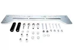 Precision Works 16-21 Civic Silver Rear Subframe Brace and Sway Bar End Links