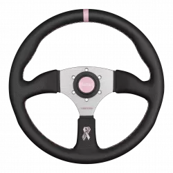DND Limited Edition 2025 Breast Cancer Awareness 350mm Black with Pink Stitching Steering Wheel