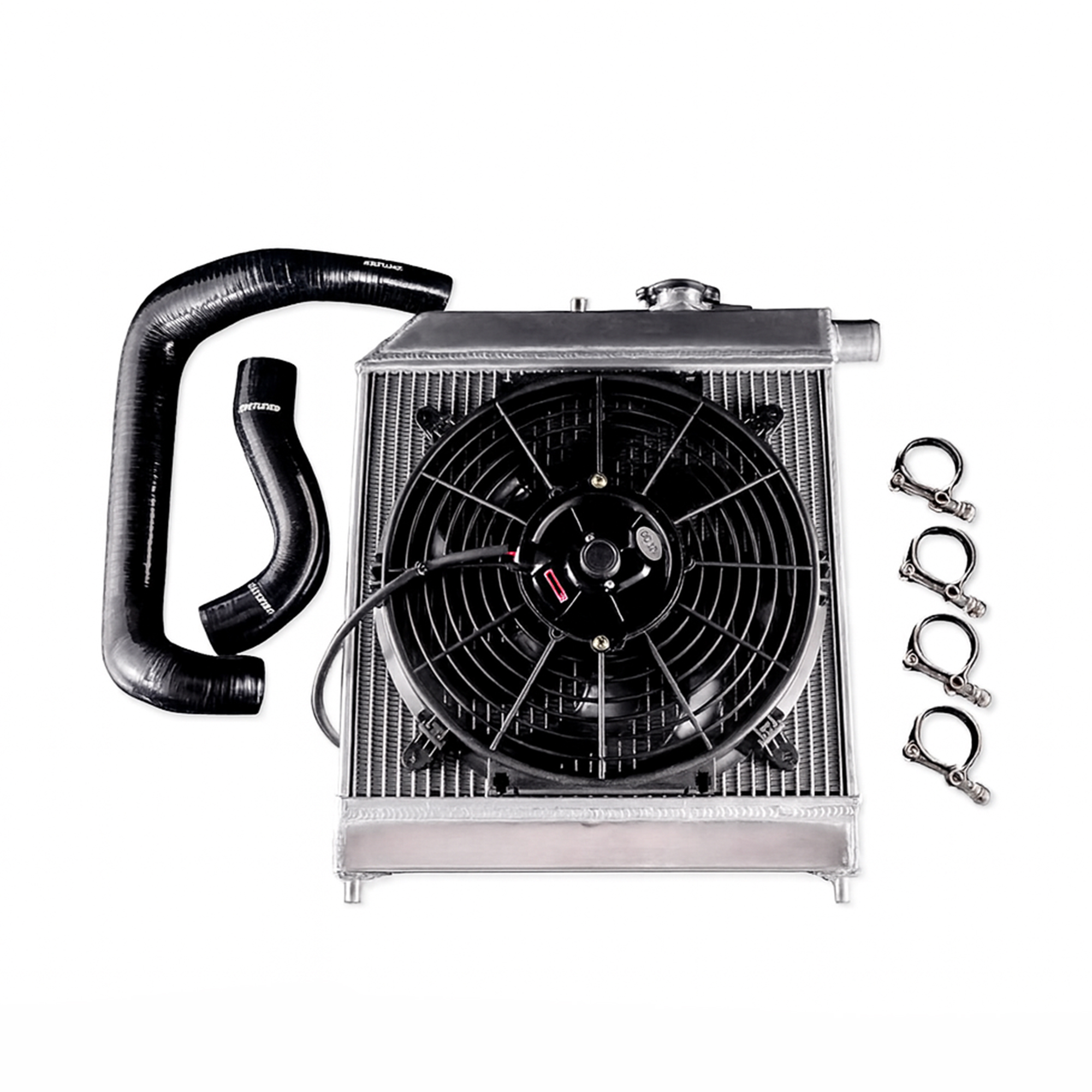 K Code Mustang Radiator K-Tuned K-Swap Passenger Side Radiator Kit | KRP-C26-03 | K Series Parts