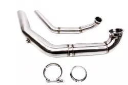 PLM 02-06 RSX/88-00 Civic K-Series Hood Exit Up-Pipe and Dump Tube for Sidewinder Turbo Manifold