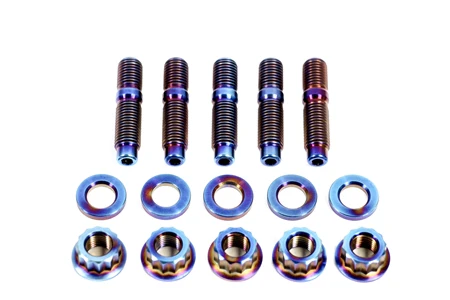 PLM K-Series K20/K24 Titanium Header Manifold Stud and Nut Kit