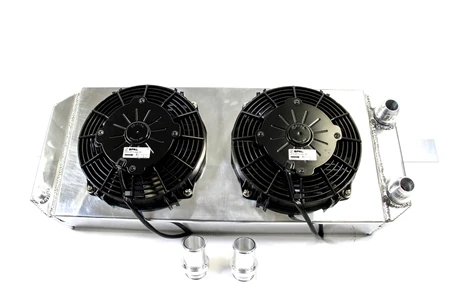 PLM Honda/Acura B/K-Series Power Driven Tucked Radiator with SPAL Fans
